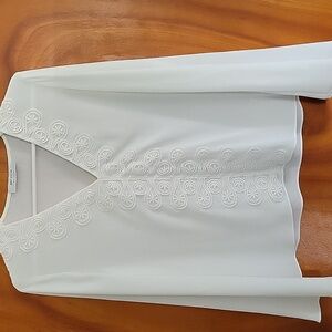 BAILEY/44 FLOWY BLOUSE  XS  WHITE